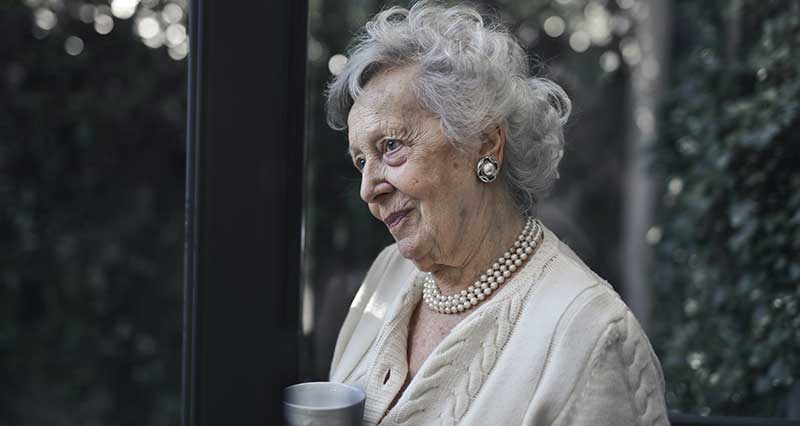 senhora mais idosa, certa vez, que desejava morrer